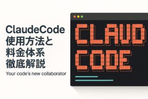 ClaudeCode使用方法と料金体系徹底解説